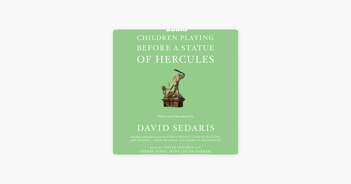 Children Playing Before a Statue of Hercules