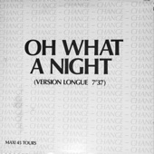 Oh What a Night (Version Longue) artwork