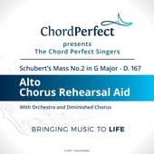 Schubert's Mass No. 2 in G Major - D. 167 - Alto Chorus Rehearsal Aid - EP artwork