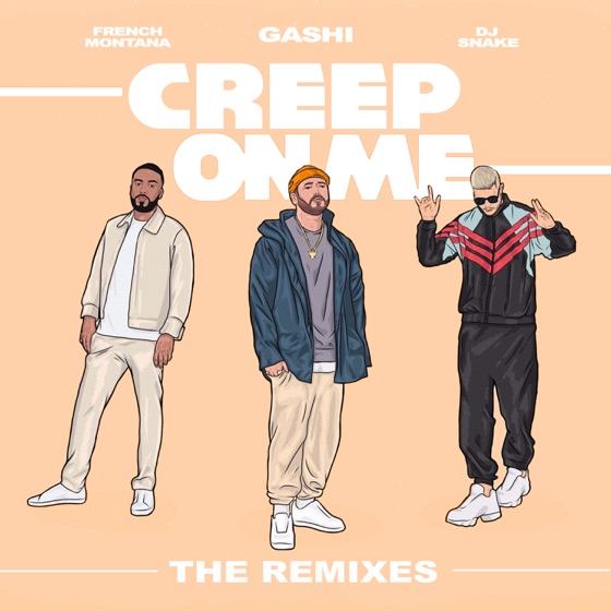 Cover artwork for Creep on Me (feat. French Montana & DJ Snake)