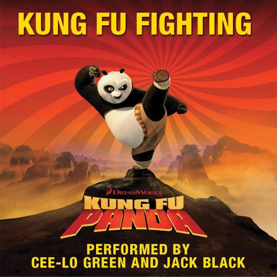 Cover artwork for Kung Fu Fighting (feat. Jack Black)