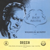 Kempff plays Bach artwork