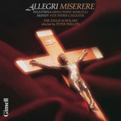 Allegri's Miserere - Palestrina's Missa Papae Marcelli - Mundy's Vox Patris caelestis artwork