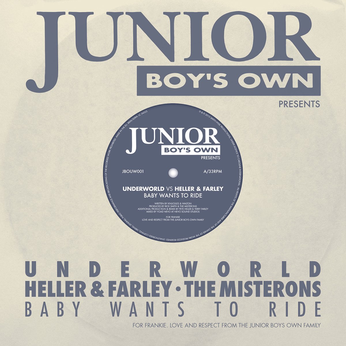 Own boy. Презент Джуниор. Terry Farley (boy's own). Frankie Knuckles – your Love / Baby wants to Ride.