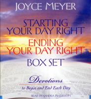 Joyce Meyer - Starting Your Day Right/Ending Your Day Right Box Set (Abridged) artwork