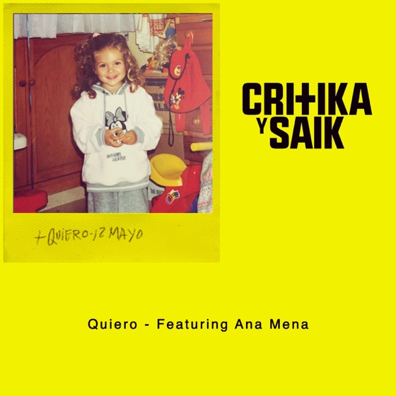 Cover artwork for Quiero (feat. Ana Mena)