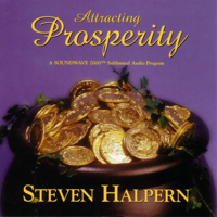 Steven Halpern - Attracting Prosperity - Beautiful Music Plus Subliminal Suggestions artwork