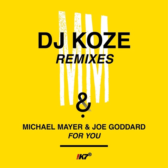 Cover artwork for For You (DJ Koze Club Instrumental)