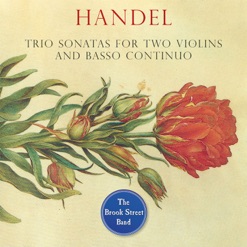 HANDEL/TRIO SONATAS FOR TWO VIOLINS cover art