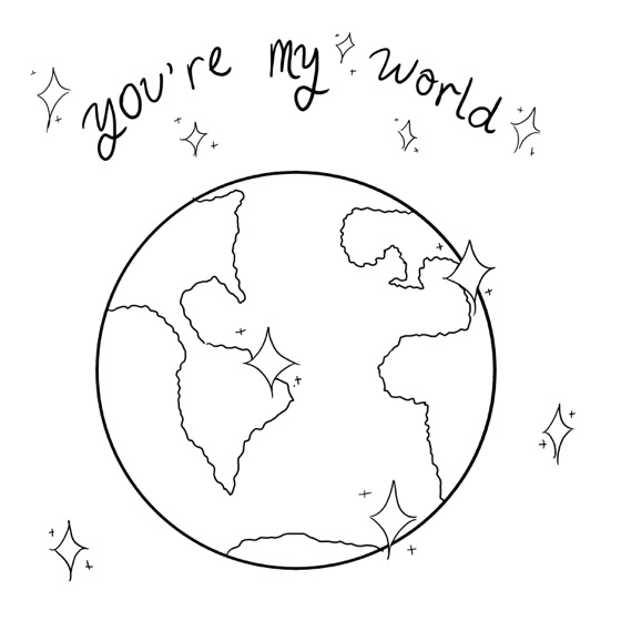 Cover artwork for You're My World
