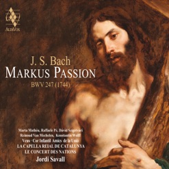 BACH/MARKUS PASSION cover art