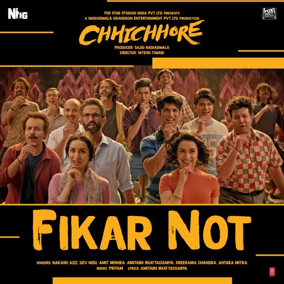 Cover artwork for Fikar Not (From "Chhichhore")