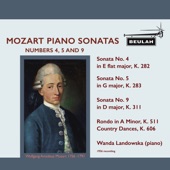Mozart Piano Sonatas Nos. 4, 5 and 9 - Wanda Landowska artwork
