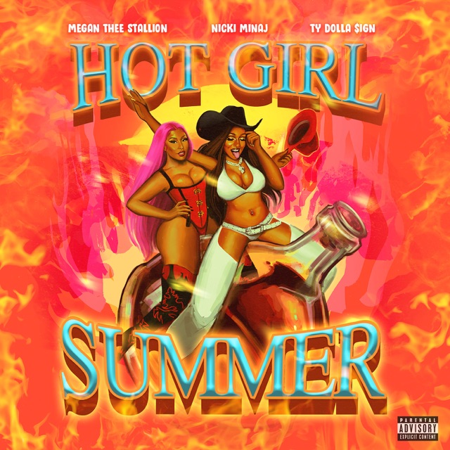 Megan Thee Stallion Hot Girl Summer (feat. Nicki Minaj & Ty Dolla $ign) - Single Album Cover