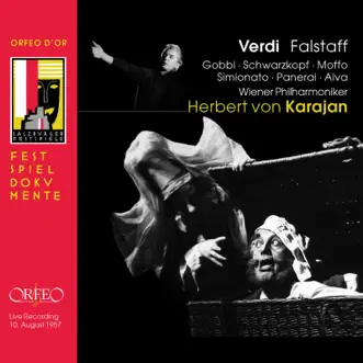 Verdi: Falstaff (Live) by Vienna Philharmonic, Mario Petri, Luigi Alva, Tomaso Spataro, Chorus of the Vienna State Opera, Herbert von Karajan, Elisabeth Schwarzkopf, Tito Gobbi, Giulietta Simionato, Anna Maria Canali, Anna Moffo, Rolando Panerai & Mario Borriello album reviews, ratings, credits