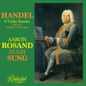 Handel: Violin Sonatas - Rosand, Sung artwork