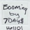 Booming - 7DAY$ lyrics