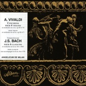Vivaldi: Concerto pour 4 violons et orchestre - Bach: concerto pour 4 clavecins et orchestre artwork