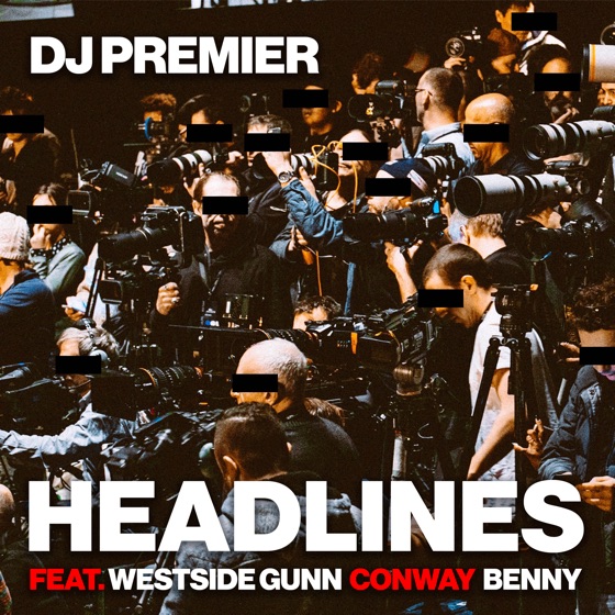 Cover artwork for Headlines (feat. Westside Gunn, Conway & Benny)