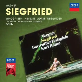 Wagner: Siegfried, WWV 86C by Karl Böhm, Wolfgang Windgassen, Bayreuth Festival Orchestra, Gustav Neidlinger, Erwin Wohlfahrt, Theo Adam & Birgit Nilsson album reviews, ratings, credits