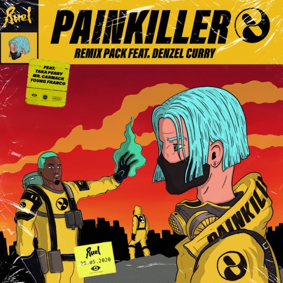 Cover artwork for Painkiller (feat. Denzel Curry)