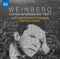 East-West Chamber Orchestra & Rostislav Krimer - Weinberg: Chamber Symphonies Nos. 1 & 3 artwork