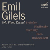 Emil Gilels: Solo Piano Recital. April 9, 1962 (Live) artwork
