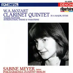 Mozart: Clarinet Quintet - Weber & Küffner: Introduction, Theme & Variations by Sabine Meyer & Philharmonia Quartet Berlin album reviews, ratings, credits