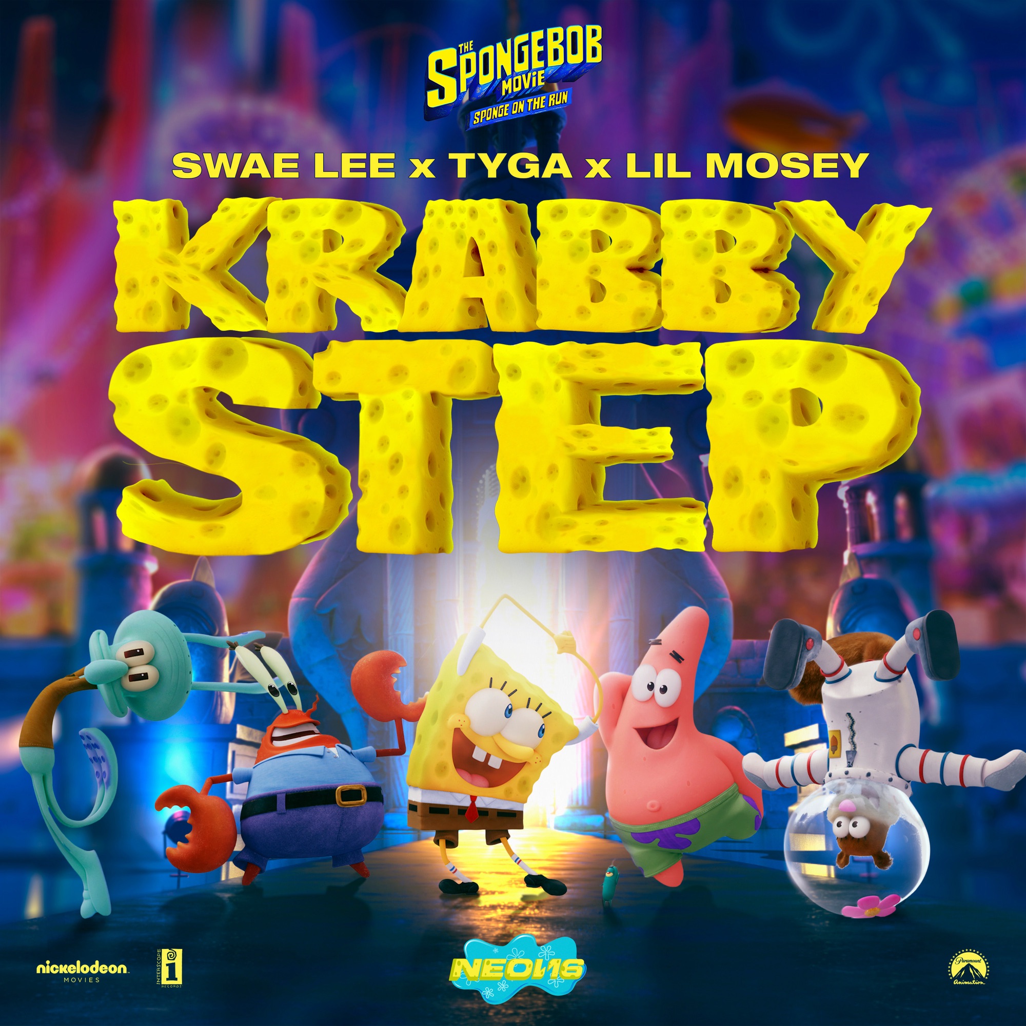 Swae Lee, Tyga & Lil Mosey - Krabby Step (Music From "Sponge on the Run" Movie) - Single