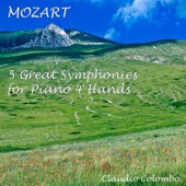 Symphony No. 40 in G Minor, K.550: III. Menuetto. Allegro (Arr. for Piano Four Hands) artwork