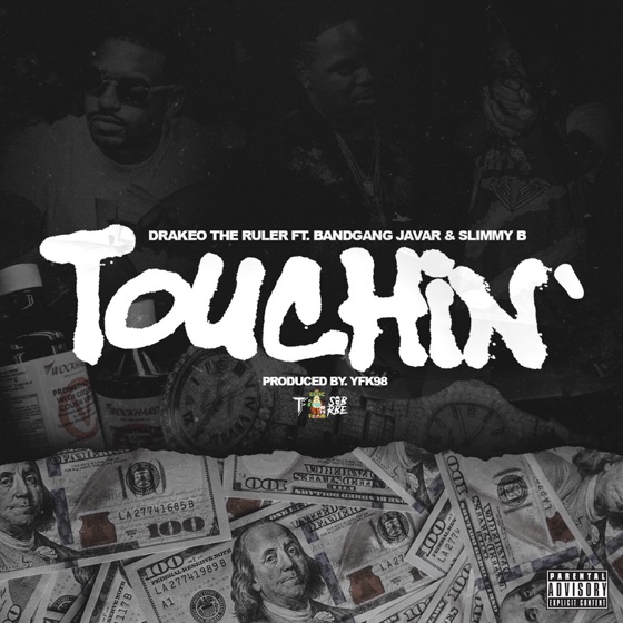 Cover artwork for Touchin' (feat. Bandgang Javar & Slimmy B)