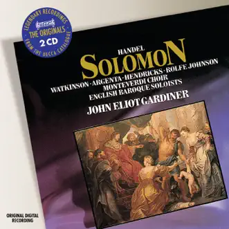 Handel: Solomon by Anthony Rolfe Johnson, Barbara Hendricks, Carolyn Watkinson, English Baroque Soloists, John Eliot Gardiner, Monteverdi Choir & Nancy Argenta album reviews, ratings, credits