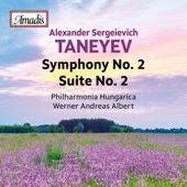 Taneyev: Symphony No. 2 in B-Flat Minor, Op. 21- Suite No. 2 in F Major, Op. 14 artwork