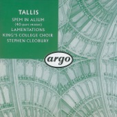 Tallis: Spem in alium - the Lamentations of Jeremiah artwork