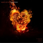Hearts on Fire (The Remixes) - EP artwork