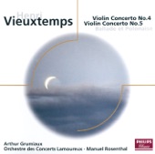 Vieuxtemps: Violin Concertos Nos. 4 & 5 etc artwork