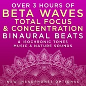 Over 3 Hours of Beta Waves Total Focus & Concentration Binaural Beats & Isochronic Tones Music & Nature Sounds artwork