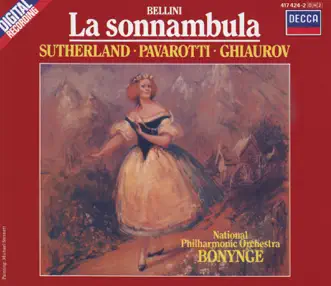 Bellini: La sonnambula by Dame Joan Sutherland, Luciano Pavarotti, National Philharmonic Orchestra, Nicolai Ghiaurov & Richard Bonynge album reviews, ratings, credits