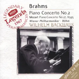 Brahms: Piano Concerto No. 2 & Mozart: Piano Concerto No. 27 by Vienna Philharmonic & Wilhelm Backhaus album reviews, ratings, credits