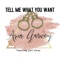 Tell Me What You Want (feat. John Carey) artwork