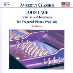 CAGE/MUSIC FOR PREPARED PIANO cover art