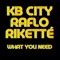 What You Need (Extended Mix) - KB City, Raflo & Rikette lyrics