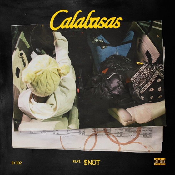Cover artwork for Calabasas (feat. $NOT)