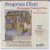 Gregorian Chant from Westminster Cathedral Choir (Also from Argentan) album cover