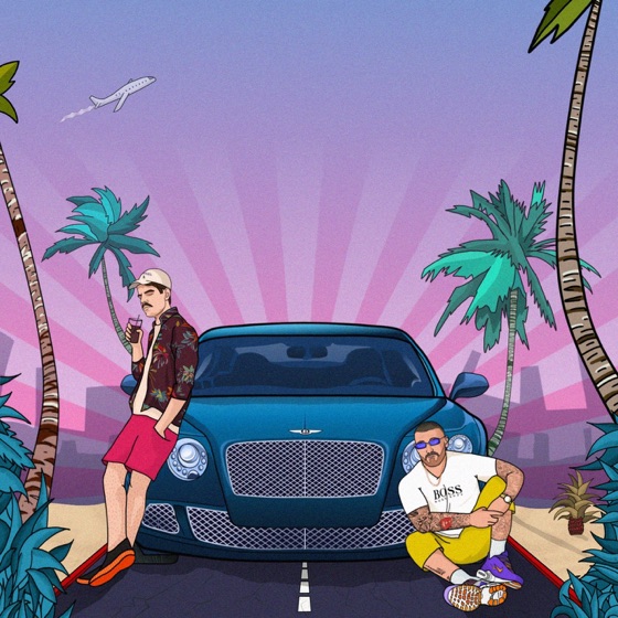 Cover artwork for Niebieski Bentley (feat. Taco Hemingway)