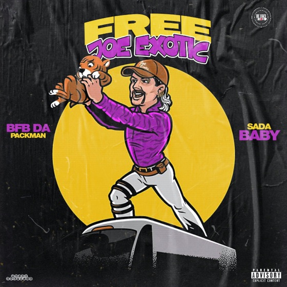 Cover artwork for Free Joe Exotic (feat. Sada Baby)