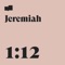 Jeremiah 1:12 (feat. Aaron Strumpel) - Verses lyrics