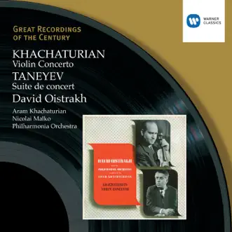 Khachaturian: Violin Concerto, Taneyev: Suite de concert by Aram Khachaturian, David Oistrakh, Nicolai Malko & Philharmonia Orchestra album reviews, ratings, credits