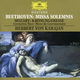 Beethoven: Missa Solemnis - Mozart: Coronation Mass by Herbert von Karajan, Berlin Philharmonic, Kathleen Battle, Lella Cuberli, Vienna Philharmonic, Trudeliese Schmidt, Vinson Cole & José Van Dam album reviews, ratings, credits