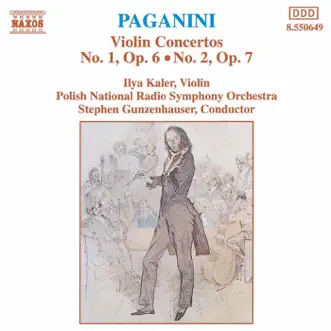 Paganini: Violin Concertos Nos. 1 & 2 by Ilya Kaler, Polish National Radio Symphony Orchestra & Stephen Gunzenhauser album reviews, ratings, credits